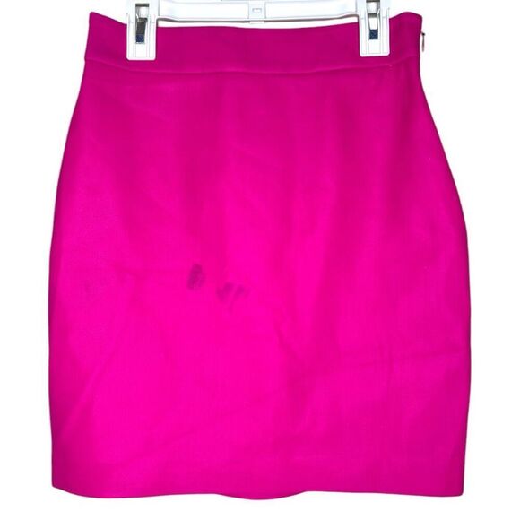 Susana Monaco Knit Mini Skirt in Shocking Pink Small - Picture 1 of 8